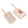 Agatige Carpet Debris Sweeper Brush, Double Roller Handheld Manual Sweeper