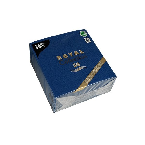 Papstar – 50 Serviettes ROYAL Collection 1/4-fold 33 cm x