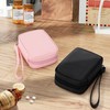 Zannaki Cute Pill Organizer for Purse with Two Removable 7-Day