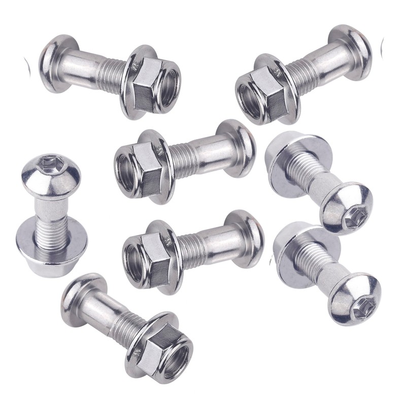 8 pcs Rear Sprocket Bolts Nuts M10*35 for Yamaha Raptor