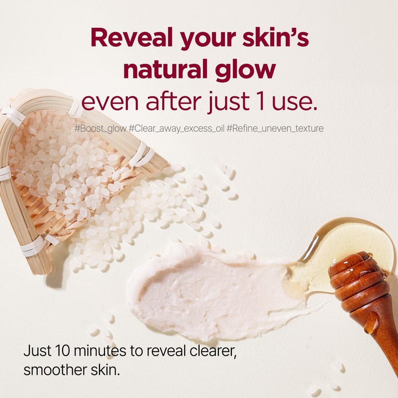 PONGDANG Nourishing Rice-Paste Wash-Off Mask | Gentle Exfoliation & Oil