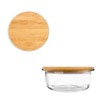 MVSSP 1 Pack wooden Replacement Lids for Pyrex 4-Cup 7201