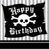 16-Count Paper Beverage Napkins, Pirate Parrty Happy Birthday
