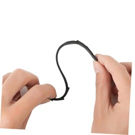 BIUDECO 10pcs Anti Strangulation Mask Masks Hook Ear Protective Mask Hanger Black