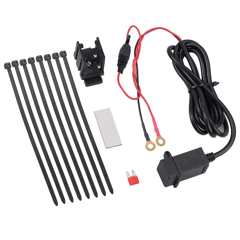 eSynic Motorcycle USB Charger Double Socket 2.1A/1.0A Universal USB Power