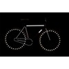 RydeSafe Calcomanías Reflectantes - Kit Hexagonal - Grande (Blanco)