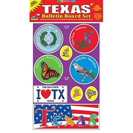 Gallopade Publishing Group Texas Bulletin Board Set (9780635011053)