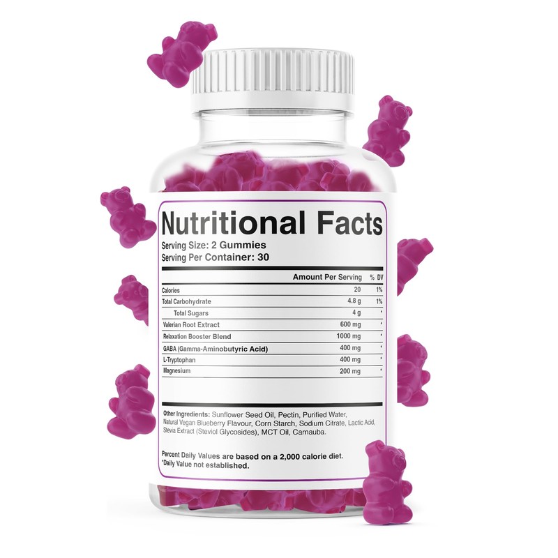 Sleep Gummies with Magnesium | Blueberry Dreams Flavour | Night