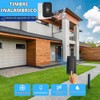 Timbre Inalámbrico para Puerta,MYDEAR Enchufable Timbre Inalámbrico Exterior,38 Melodías Ajustables,4