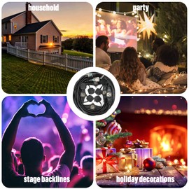 50FT 12 Gauge 5-15R 7 Outlet Cable Multiple Outlet Extension Cord with UL Listed