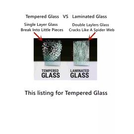 NAGD Fits 2014-2016 / 2018-2021 Mazda 6 Driver Left Side Front Door Window Glass