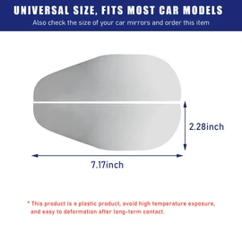 Ohleats - 2 protectores de lluvia para espejo lateral, visera de lluvia para cejas, protectores de visera impermeables para espejos laterales de coche, espejo retrovisor para automóvil, protector de