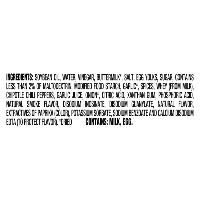 Taco Bell Creamy Chipotle Sauce, 12 fl oz Bottle, Pack