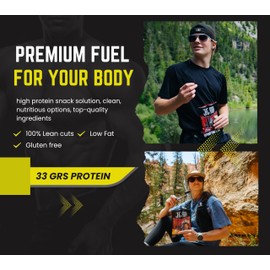 JailHouse Beef Jerky Original | High-Protein Snacks for adults, Gluten-Free Jerky Fuel for Active Lifestyles | Uncut Mob Taste | Your Poker Table Carnivore Snax | The Perfect Gourmet Gift for Men