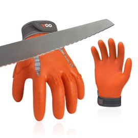 Vgo... NGG X1 1Pair Seamless Utility Gloves,Cut Resistant Safety Work Gloves,HPPE Anti-cut Liner,EN388 level C,ANSI level A3,Anti-slip Palm Mechanic Gloves(TP1112HY)