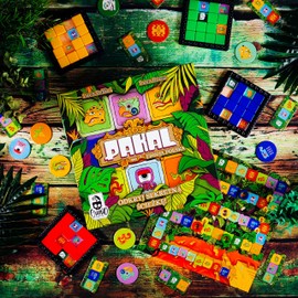 Pakal Board Game | Interactive Puzzle Solving Game | Strategy Game | Adventure Game | Family Game for Adults and Kids | Ages 8+ | 2-4 Players | Average Playtime 20 Minutes | Made by Cranio Creations