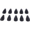 10PCS Shark Fin Kit Spoiler Wing Set with Carbon Fiber