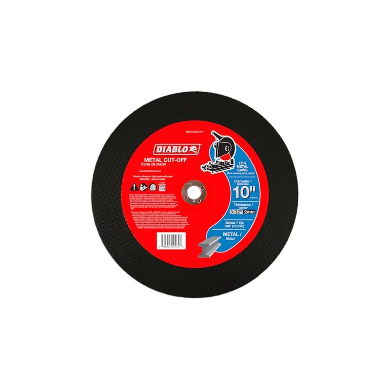 Diablo Metal Cut-Off Disc for Precision Cutting of Metal -