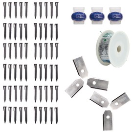 Yard Force AR SE01 Accessory Set for Robotic Lawnmower with 50 m Boundary Cable, 60 Sets of Boundary Pins, 3 Boundary Cable Connectors and 6 Cutting Blades