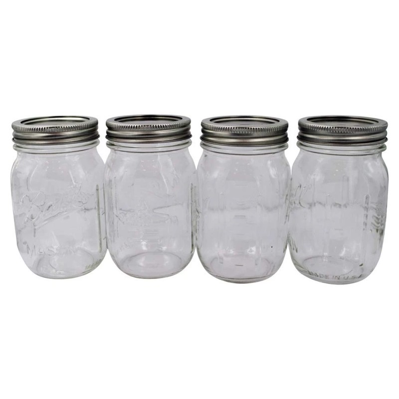 Ball Keepsake USA Stars and Stripes Regular Mouth Canning Jars