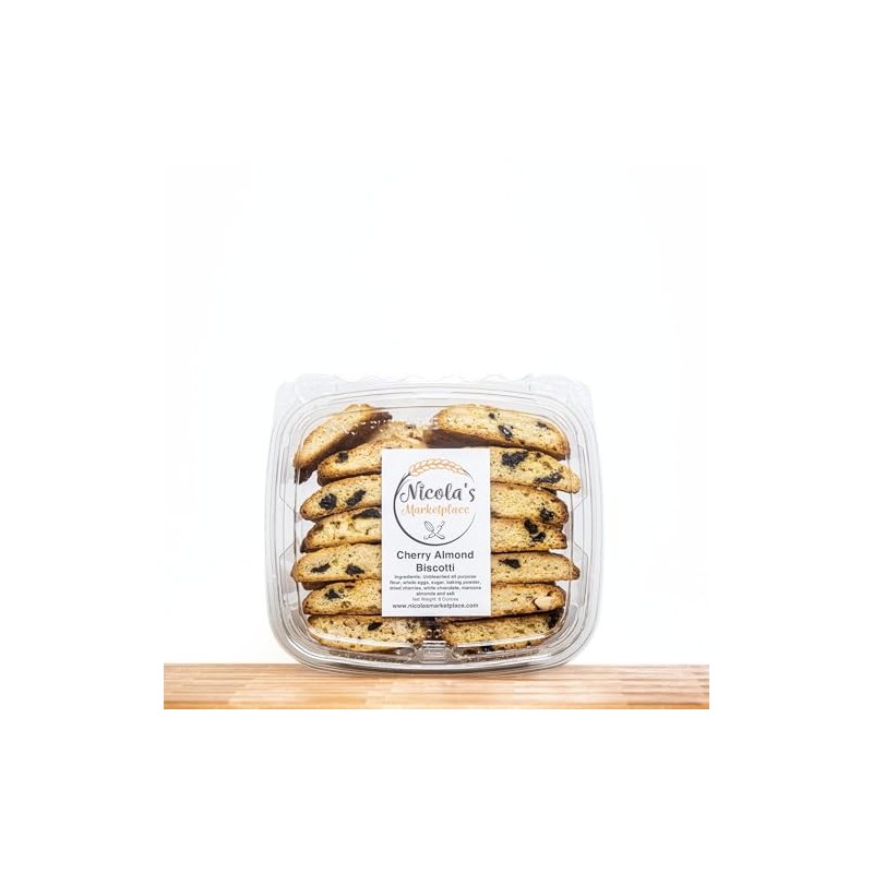 DRIED CHERRY, WHITE CHOCOLATE ALMOND BISCOTTI ~ Not Your Average