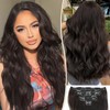 KooKaStyle Clip in Hair Extensions for Women,7PCS 20 Inch Dark
