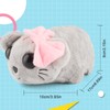 Hamsti Cuddly Toy, 17 cm Sad Hamster with Sound, Talking
