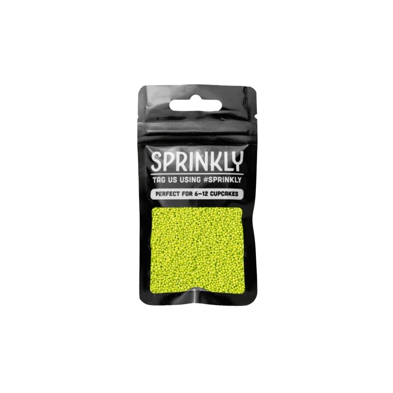 SPRINKLY - Glimmer 100's & 1000's - Lime Green -