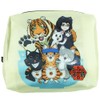 Yasuda Tsusho Red Cat Ramen Eco Bag with Storage Pouch,