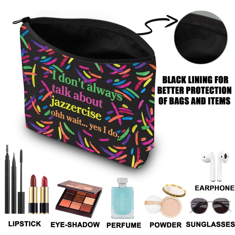 Jazzercise Makeup Bag Jazzercise Lover Gifts I Don't Always Talk