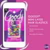 Goody Mini Latex Hair Elastics, 75 Count, Assorted Neon Colors,