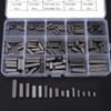 Vikye 140 Pcs Round Ended Feather Key, Parallel Drive Shaft