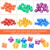 72 Pieces Polyhedral Dice Set, D10 Dice 10 Sides Game