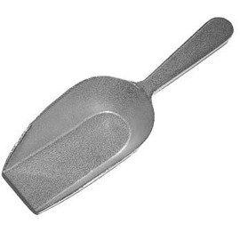 3-1/2 Oz Cast Aluminum Scoop, Bar Ice Scoop, Dry Bin Scoop, Dry Goods Scoop, Candy Scoop, Spice Scoop, Cast Aluminum