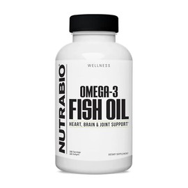 NutraBio Suplementos de aceite de pescado Omega 3, 2000 mg, 400 cápsulas blandas: suplemento de ácidos grasos Omega 3 EPA DHA para ayudar a mantener un corazón sano