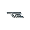 2pcs ST Grille Emblems, Metal Decal Badge + Back Sticker