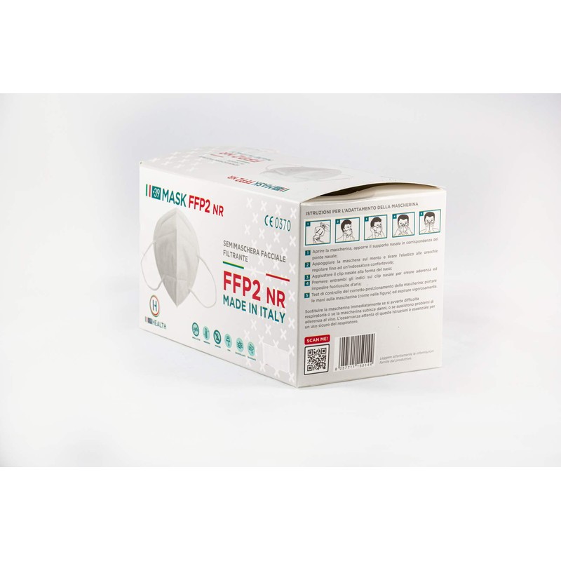 +39MASK - Pack of 15 FFP2 Masks, Certified CE0370, Individually