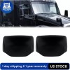 HIGHSOAR Black Hood Mirror Cover Pair For Kenworth T680 T880