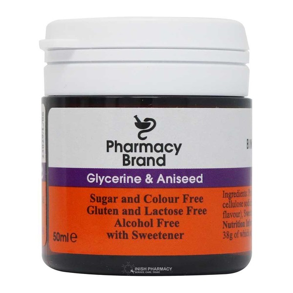 Pharmacy Brand Glycerine & Aniseed Sugar Free 50ml