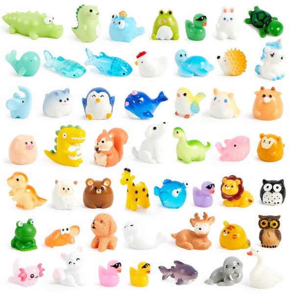 Mini Resin Animal,50 Pcs