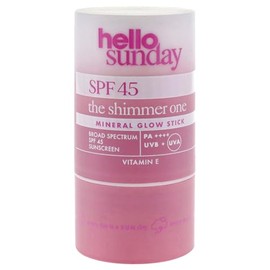 The Shimmer One Mineral Glow Stick SPF 45 Pa Plus by Hello Sunday for Women - 0.7 oz Sunscreen