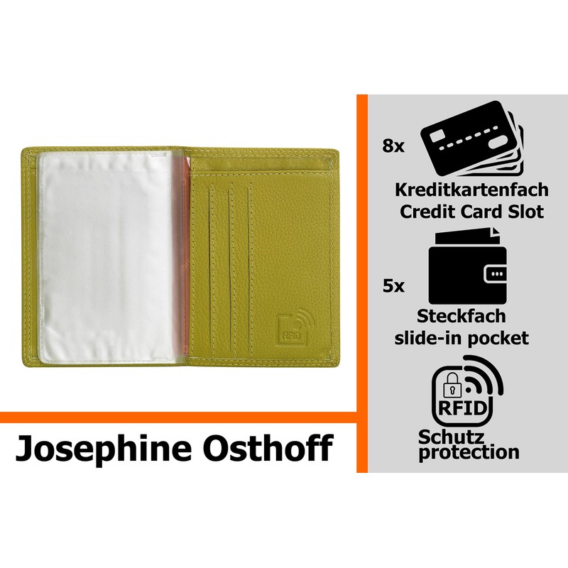 Josephine Osthoff Handtaschen-Manufaktur Men's Ec et Étui Pour Carte D'identité