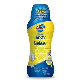 Glisten Dishwasher Detergent Booster and Freshener 2-Pack and Disposer Care Freshener, Lemon Scent