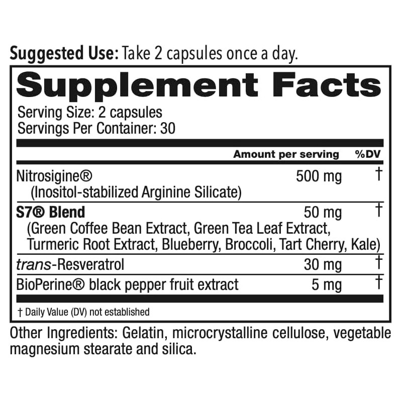 Nitric Oxide Support Supplement for Men & Women – Nitrosigine