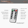 VOLTRONIC LED Lichterkette, IP44, Modell- und Farbwahl, 100 LEDs, Transparentes