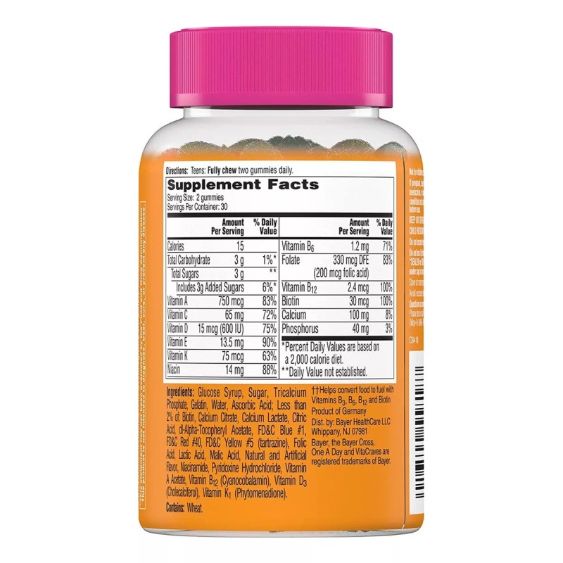 One a Day Vitaminas Para Ella #1 Jóvenes Adolescentes (150)