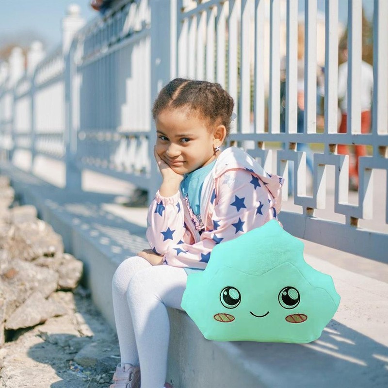 Luminous Cartoon Plush Doll with Removable Headgear Flurry Doll Toy