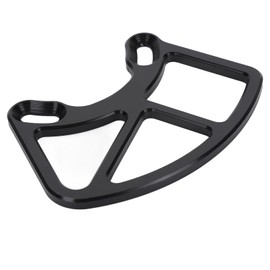 Chain Guard, Aluminum Alloy Bash Guard Chain Stay Frame Guard Protect for ISCG05 ISCG 03 22T‑46T Chainrings Mountain (Black)