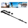 Hiking Stick 3 Section Carbon Fiber Rod EVA Foam Handle