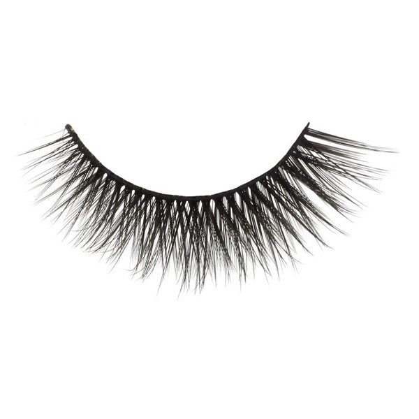 Amorus 3D Hand made Faux Mink Lashes #07 Black Nature fluffy light Reusable (3 pack)